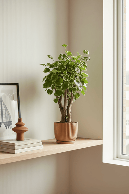 Polyscias Balfouriana — Aralia de hojas redondas — Ø17 cm — H50 cm - Verdeia - 3