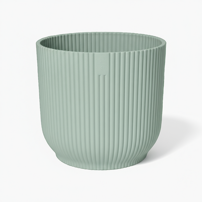 Pot ELHO Vibes Fold Round – Vert – Élégance naturelle &amp; design durable - Verdeia