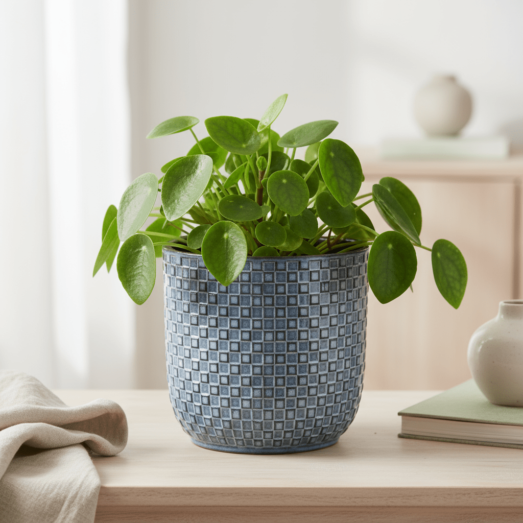 Pot en Céramique Relief Bleu - Verdeia