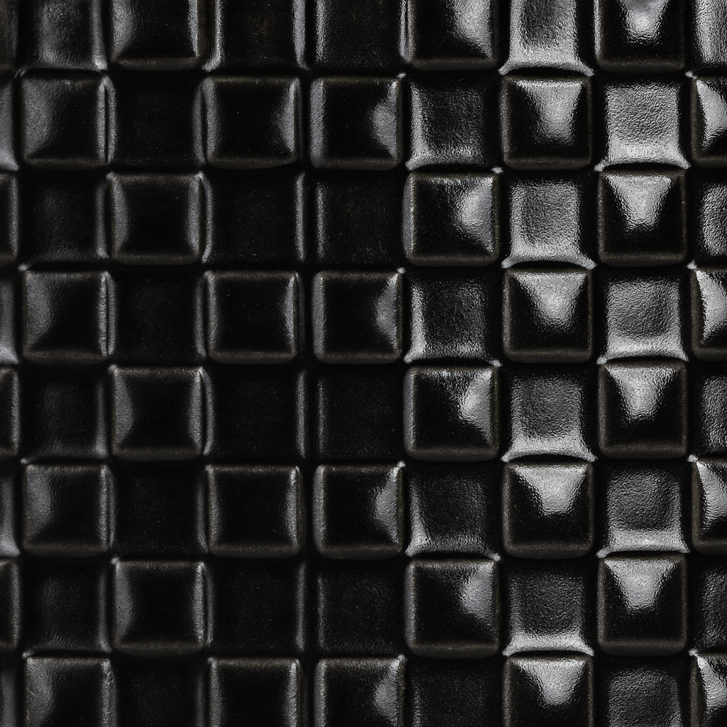 Pot en Céramique Relief Noir 13,5 cm - Verdeia