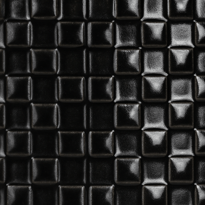 Pot en Céramique Relief Noir 13,5 cm - Verdeia