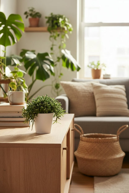 Rhipsalis Burchellii (Cactus gui) - Ø12cm - H20cm - Verdeia - 5