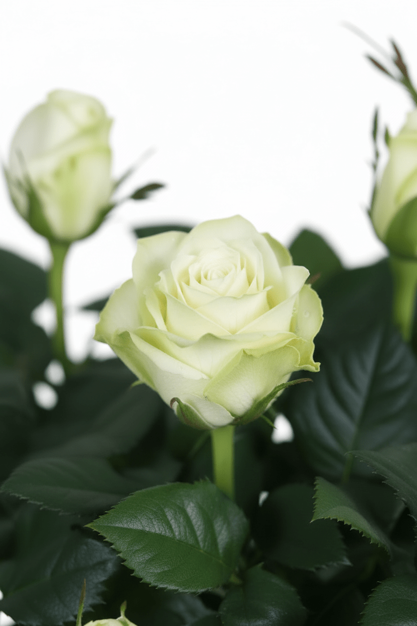 Rosier Blanc H45 cm | Potte Ø17 cm - Verdeia - 2