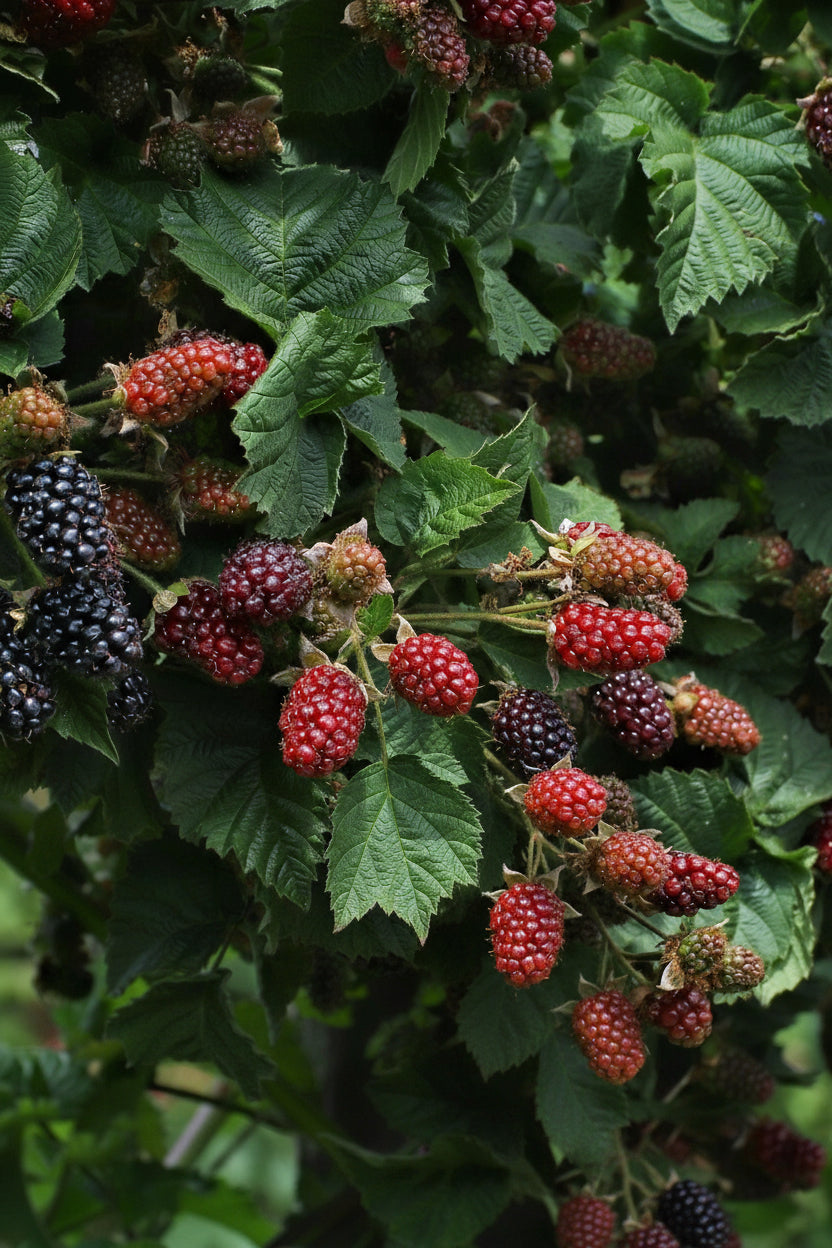 Rubus fruticosus ‘Thornless Evergreen’ – Mûrier sans épines – D13cm x H45cm - Verdeia