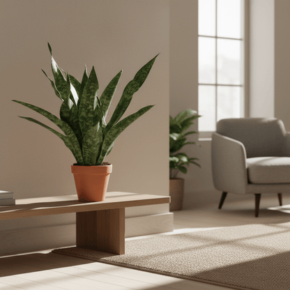 Sansevieria Aubrytniana ‘Dragon’ – Langue de dragon – D14 x H55 cm - Verdeia