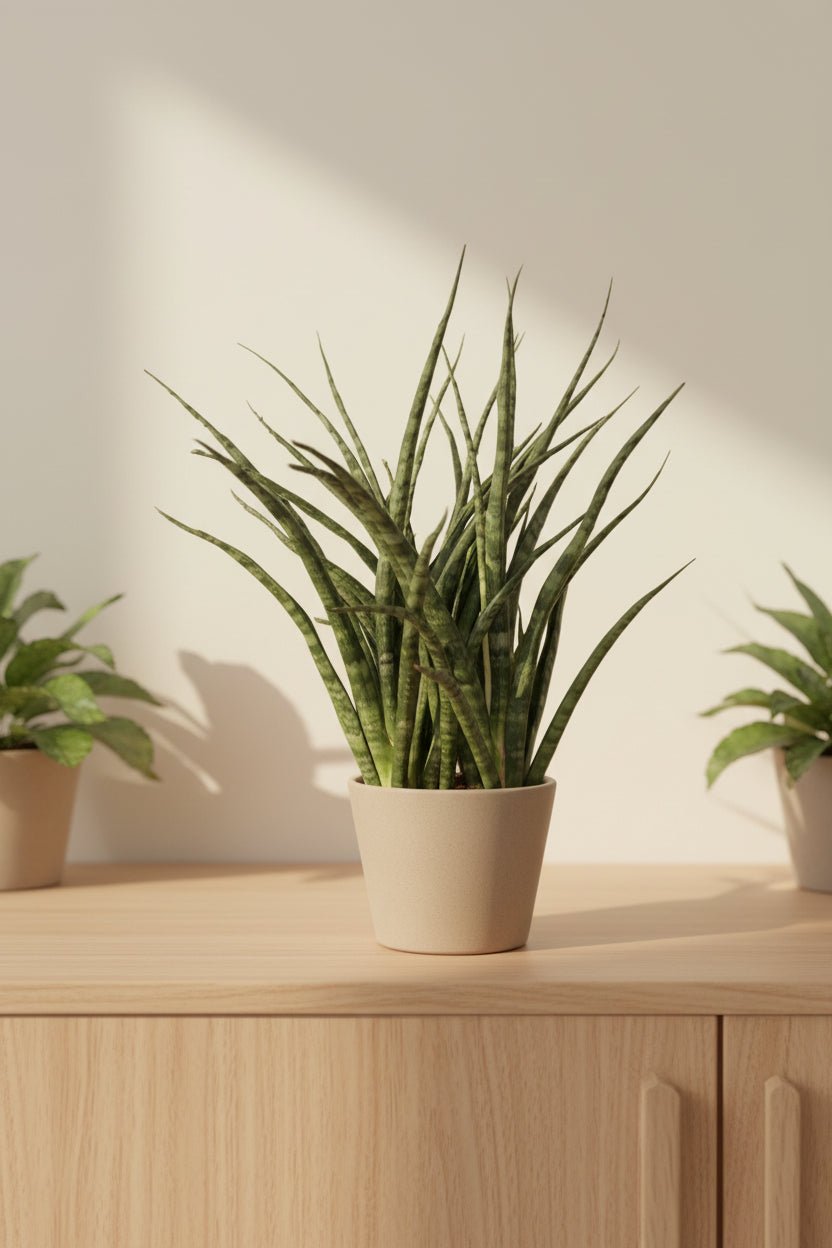 Sansevieria Fernwood Punk — Język teściowej — Ø12 cm — H35 cm - Verdeia - 3