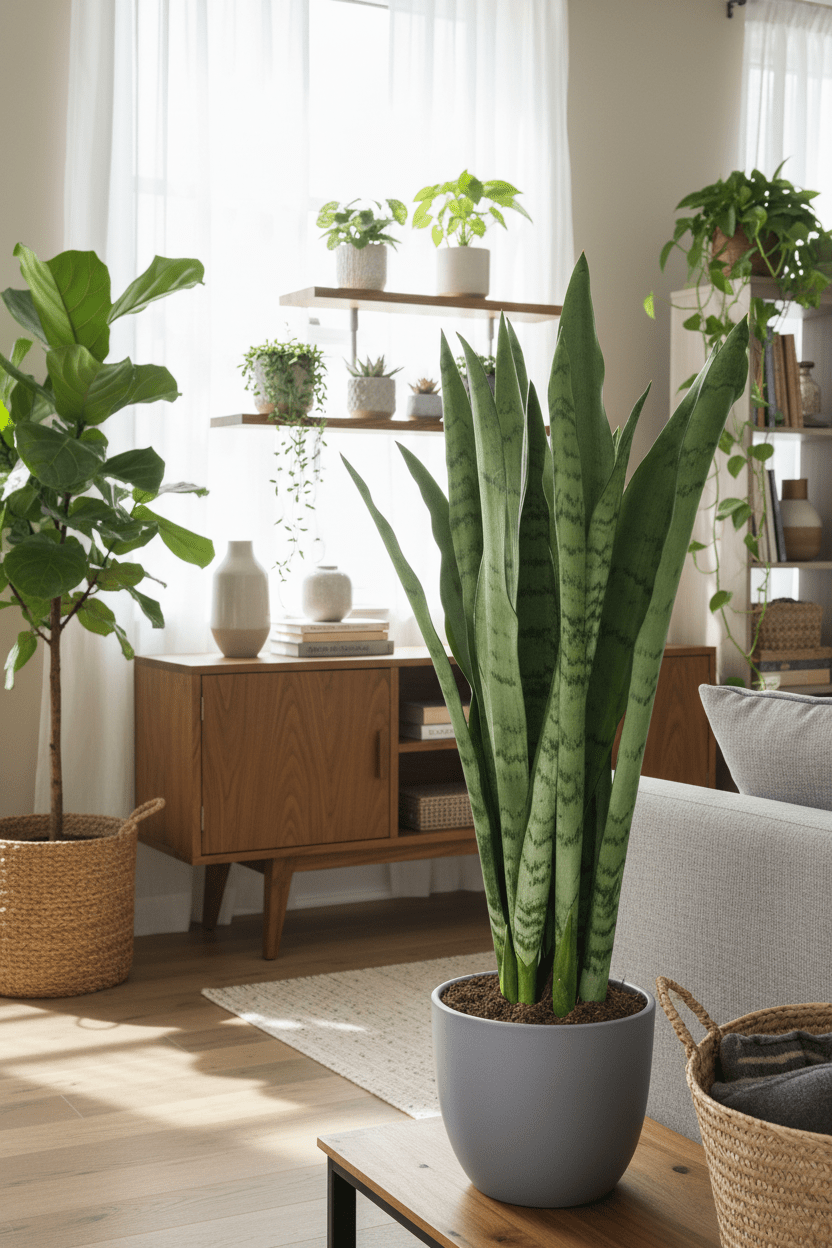 Sansevieria Spearmint — Variegated mother-in-law&