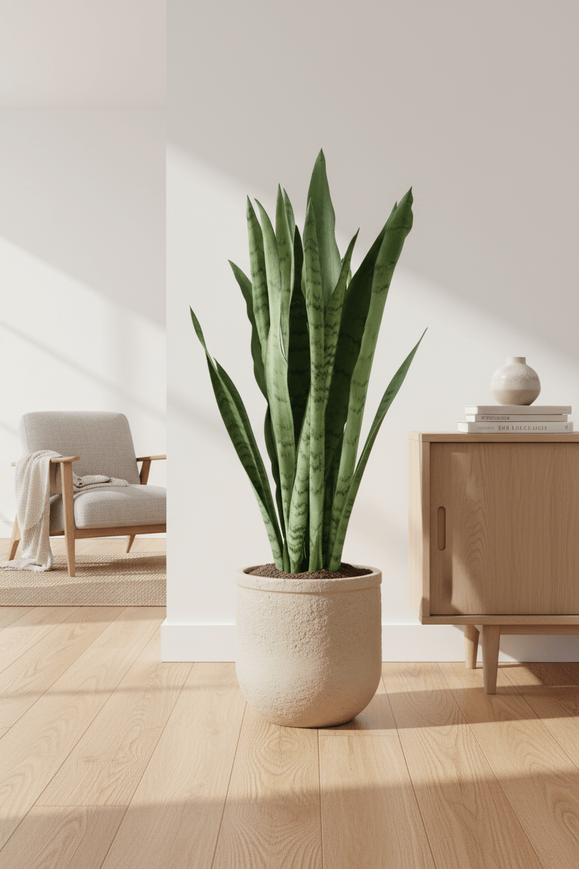 Sansevieria Spearmint — Variegated mother-in-law&