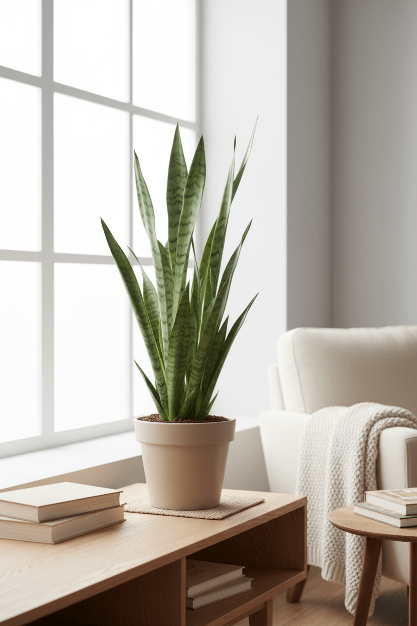 Sansevieria Spearmint — Variegated mother-in-law&