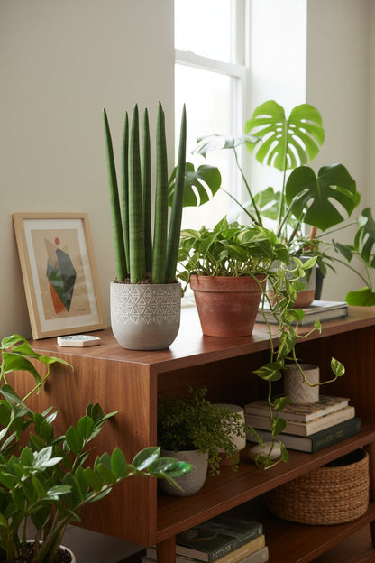 Sansevieria recta — Lengua de suegra — Ø12 cm — H40 cm - Verdeia - 5