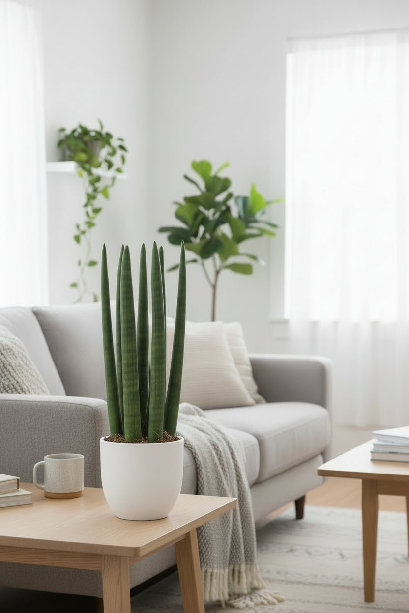 Sansevieria Straight — Lengua de suegra — Ø12 cm — H40 cm - Verdeia - 3