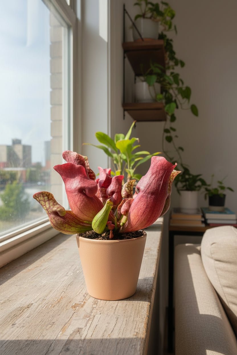 Sarracenia Maroon — Ø12 cm — H23 cm - Verdeia - 3