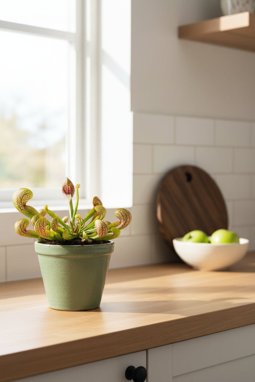 Sarracenia psittacina (Planta de jarra loro) — H13 cm | Maceta Ø12 cm - Verdeia - 4
