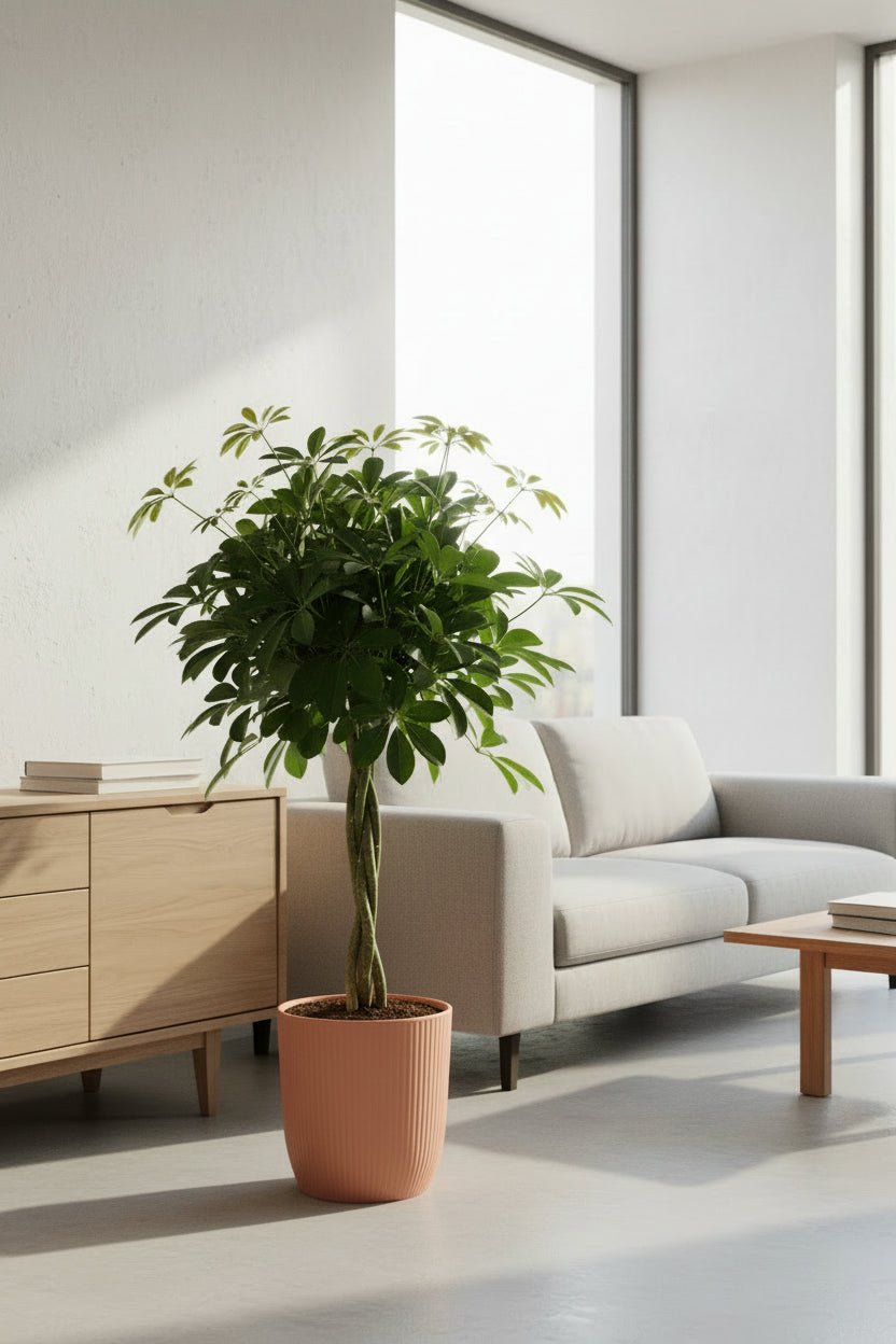 Schefflera Compacta — Compact umbrella tree — Ø19 cm — H80 cm - Verdeia - 5