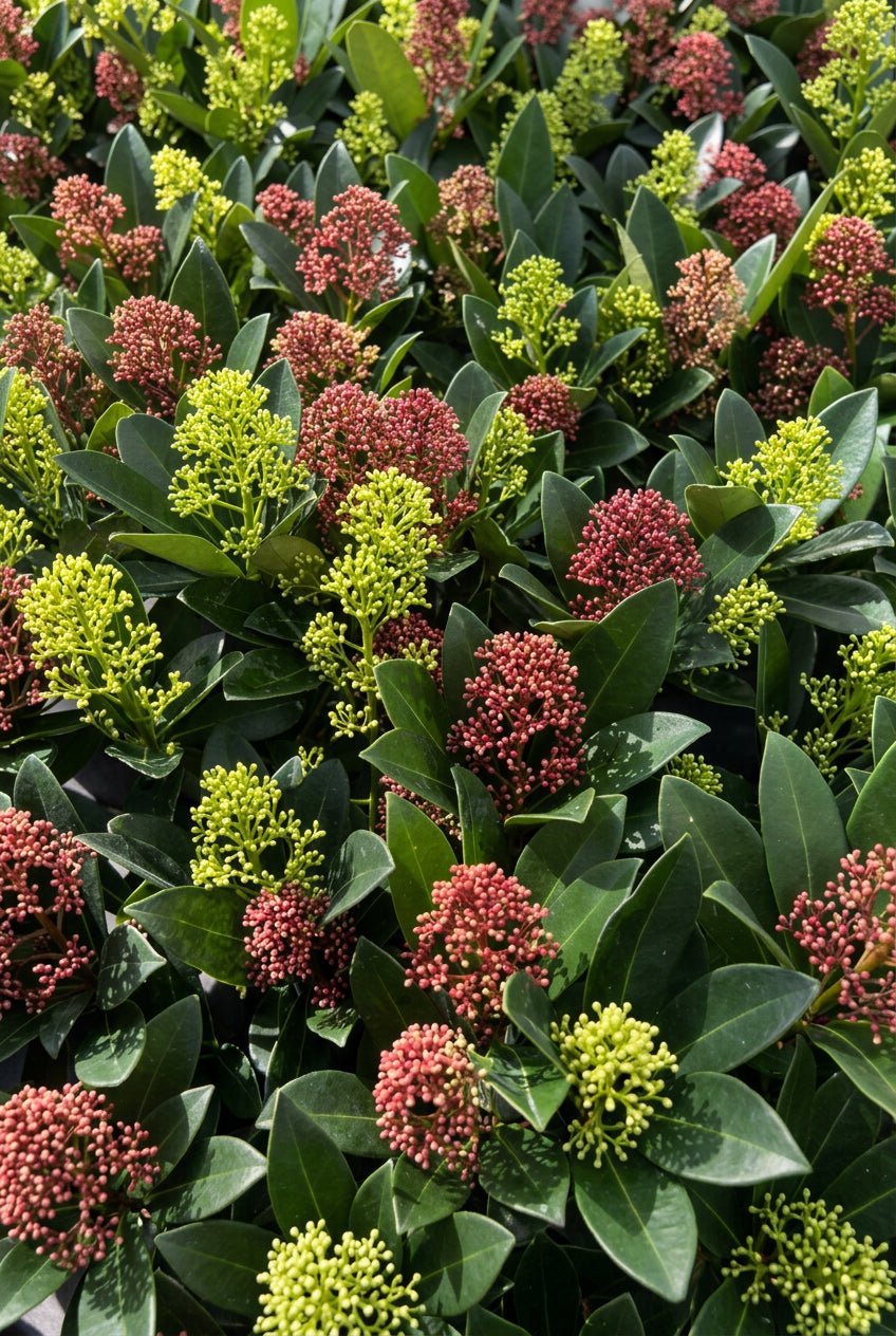 Skimmia japonica Festival, dúo &
