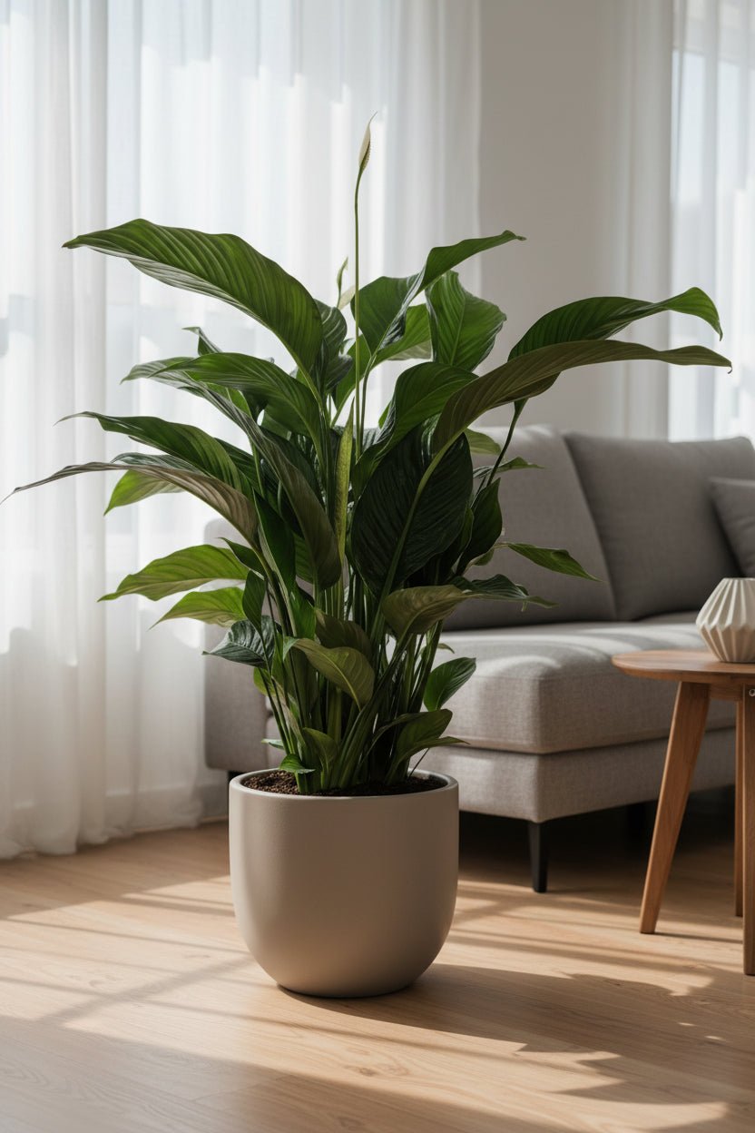 Spathiphyllum Bellini (Flor de luna) - Ø24cm - H100cm - Verdeia - 3