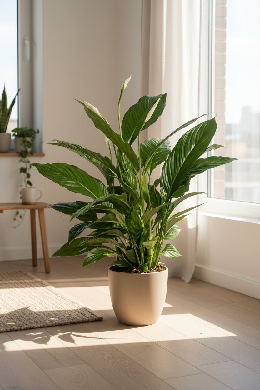 Spathiphyllum Vivaldi — Flor de luna — Ø17 cm — H70 cm - Verdeia - 3