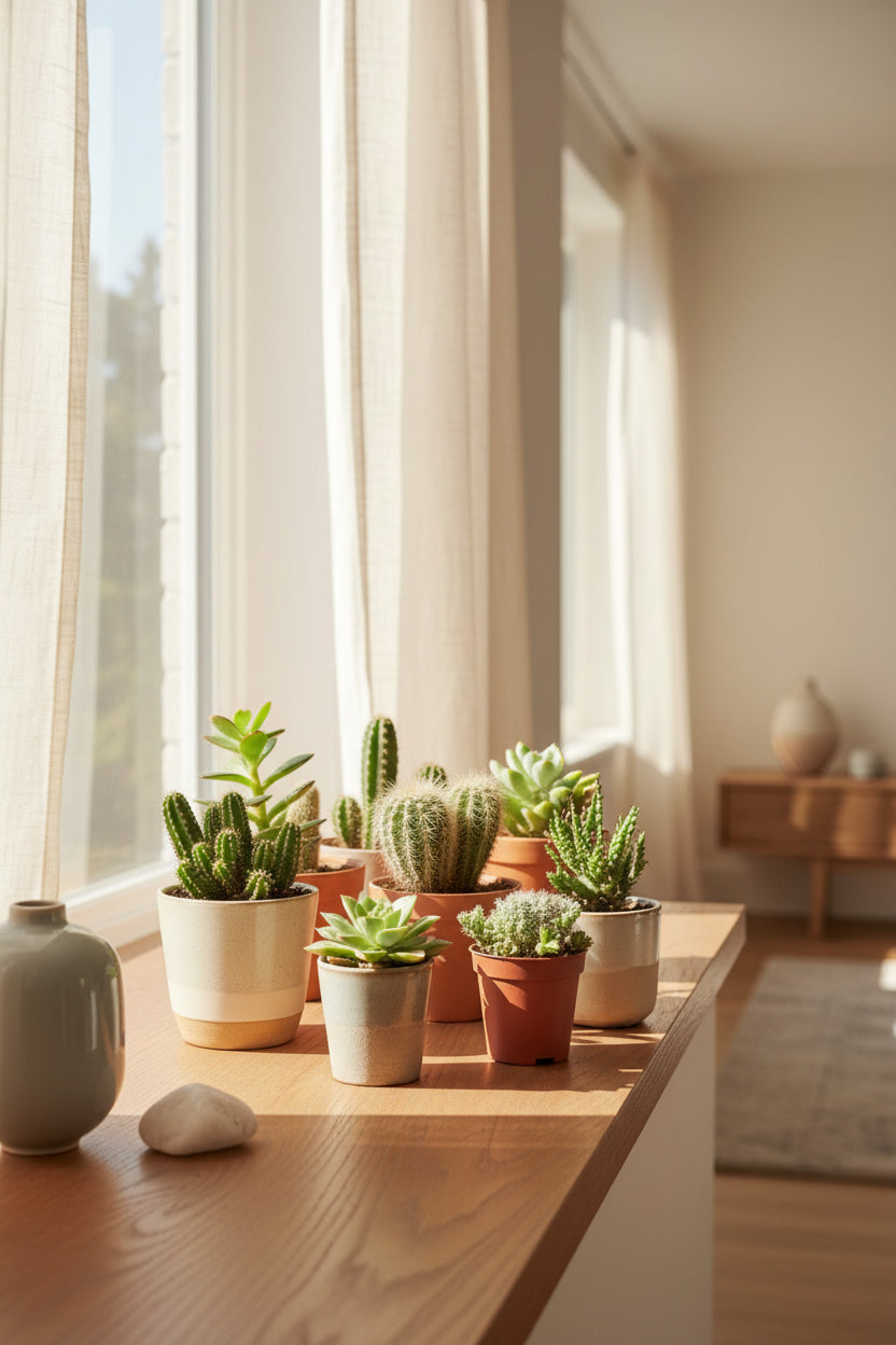 Mix cactus et succulentes — H5-10 cm | Pot Ø5,5 cm