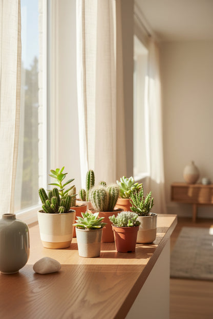 Mix cactus et succulentes — H5-10 cm | Pot Ø5,5 cm