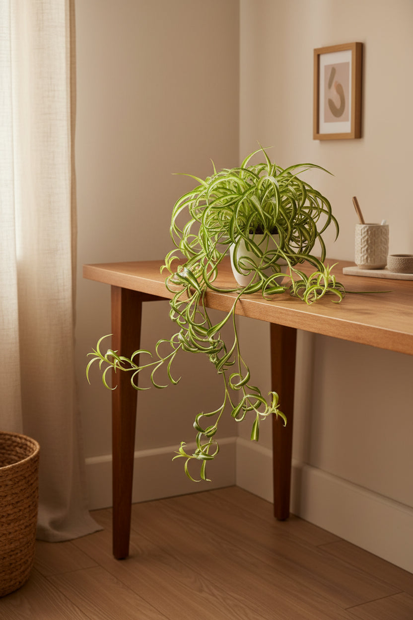 Chlorophytum comosum &