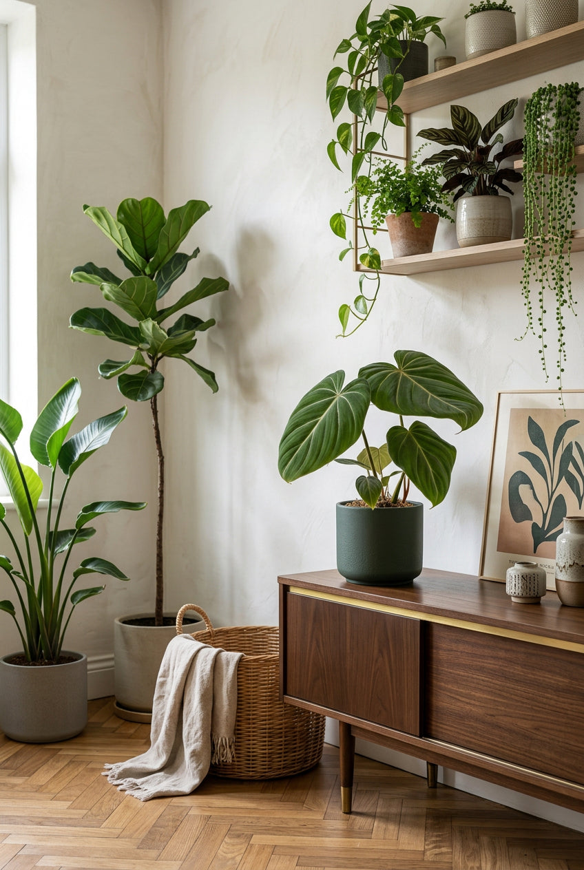 Philodendron gloriosum (Philodendron aterciopelado) — H25 cm | Maceta Ø12 cm