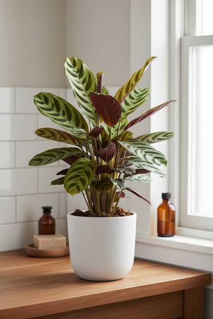 Ctenanthe burle-marxii (Fischgrätenpflanze) — H35-40 cm | Topf Ø14 cm