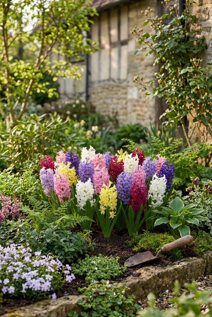 Jacinthe de jardin en mélange (Hyacinthus orientalis) — Bulbes calibre 14/15