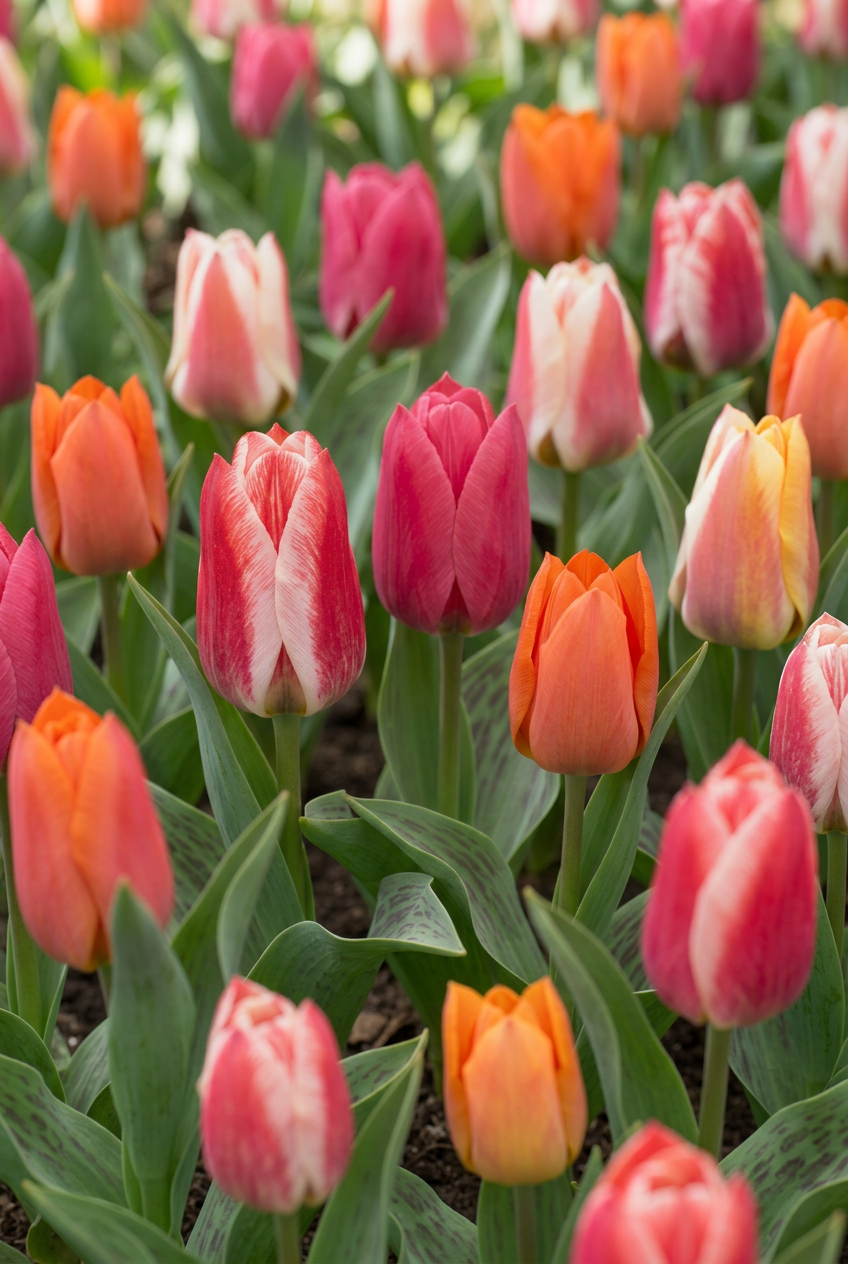 Tulipán de Greig en mezcla (Tulipa greigii) — Bulbos calibre 11/12