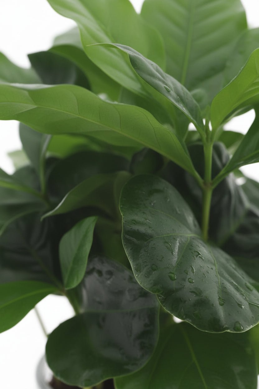 Trío Diseño Mix — 3 plantas tropicales en vidrio tallado dorado — H25 cm | Maceta Ø7 cm - Verdeia - 2