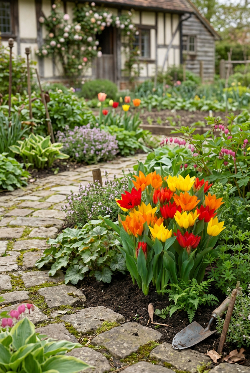 Tulipán botánico Praestans, mezcla de colores (Tulipa praestans) — Bulbos calibre 8/9 - Verdeia - 5