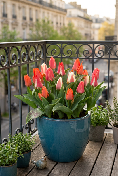 Tulipe de Greig en mélange (Tulipa greigii) — Bulbes calibre 11/12 - Verdeia - 4
