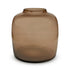 Vase Bartica en verre fumé taupe — H25 cm | Vase Ø25 cm - Verdeia - 1