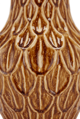 Vase Boa en grès émaillé caramel — H39 cm | Vase Ø23 cm - Verdeia - 2