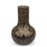 Vase Seim en verre léopard ambré — H37 cm | Vase Ø25 cm - Verdeia - 1