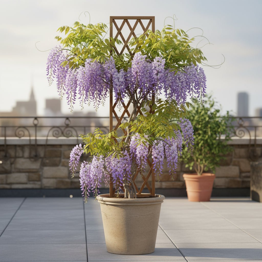 Wisteria sinensis ‘Prolific’ – Glycine bleue – D15cm x H65cm - Verdeia